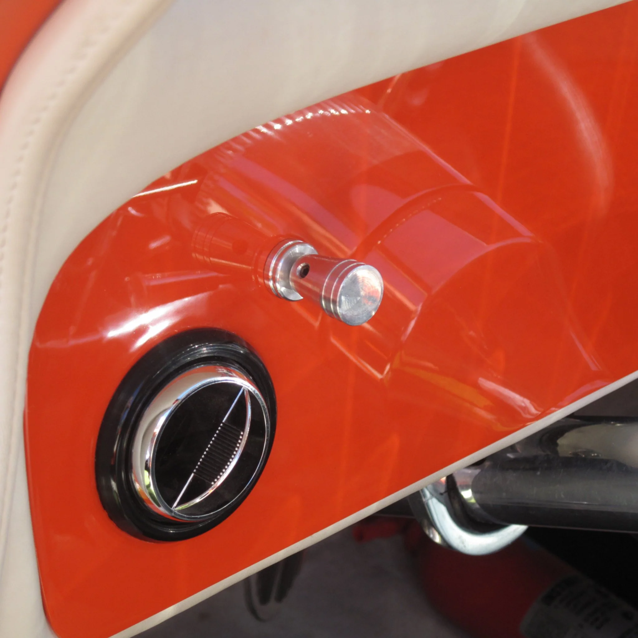 2024-Present Ferrari 12Cilindri Emergency Shaved Door Latch Cable Release Hidden Manual Pull Billet Knob Kit - Image 11