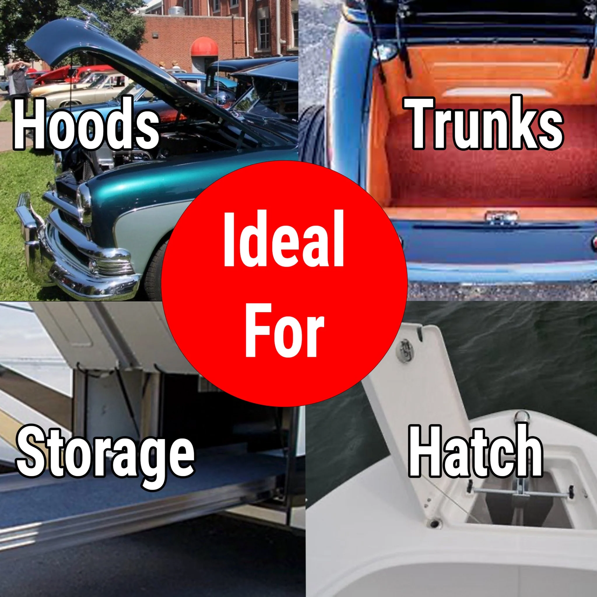 1932 Packard Light Eight Shaved Door Latch Emergency Cable Release Key Lock Trunk Hood Kit - Image 5