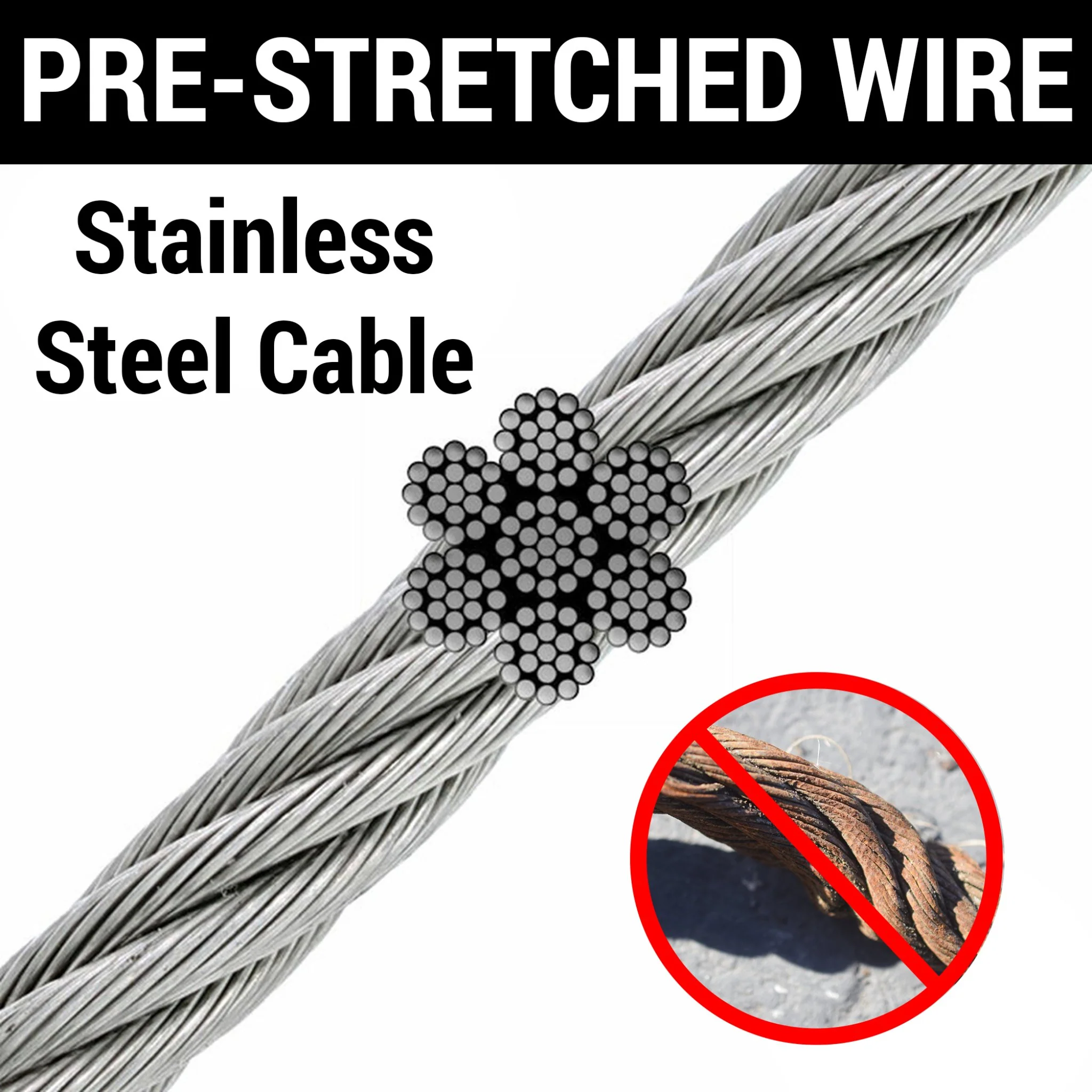 1969-1992 Chevrolet Opala 10' Shaved Door Latch Cable Extension Kit w/ Housing for Trunk Hood Solenoid - Image 3