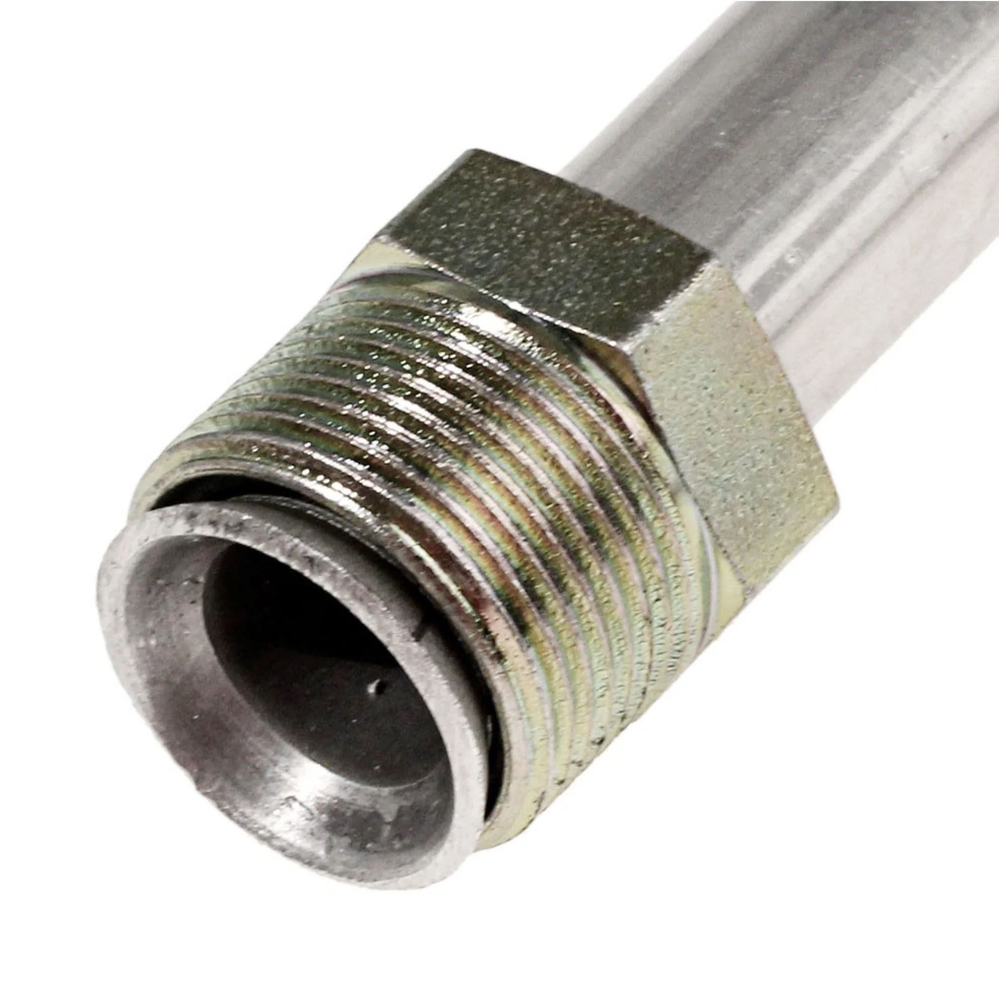 Billet Transmission Dipstick Dual Mount fits Ford C4 Pan Mount Stainless Braided - Image 7